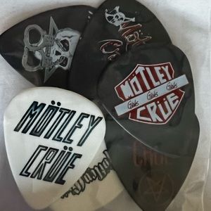 Motley Crue guitar picks